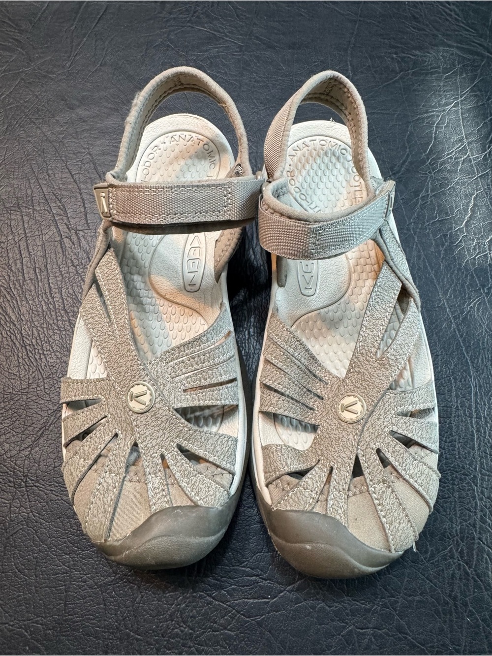 KEEN Rose Shiitake Sandals Womens Sz  7 Waterproof Hiking Walking Comfort Shoe